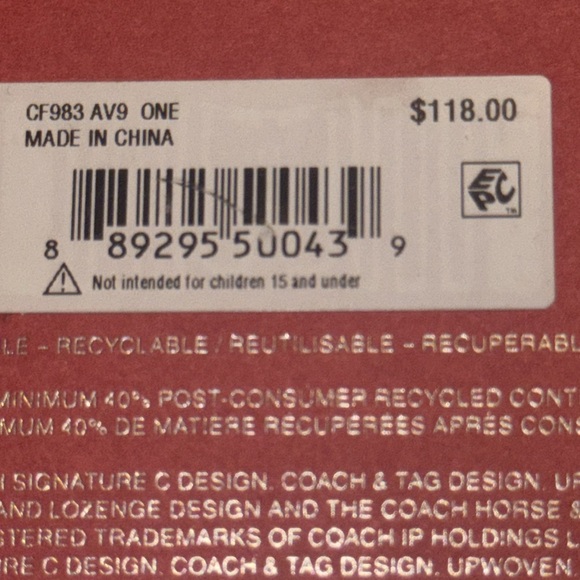 Coach Box Set of Signature Silver Stone Cluster & Heart Earrings Set - Picture 9 of 11